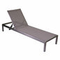 Bain de soleil en aluminium anodisé beige - largeur 64 cm