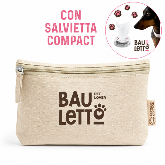 Kit Cortesia Pet Friendly in Pochette per Cani, Eco-Friendly