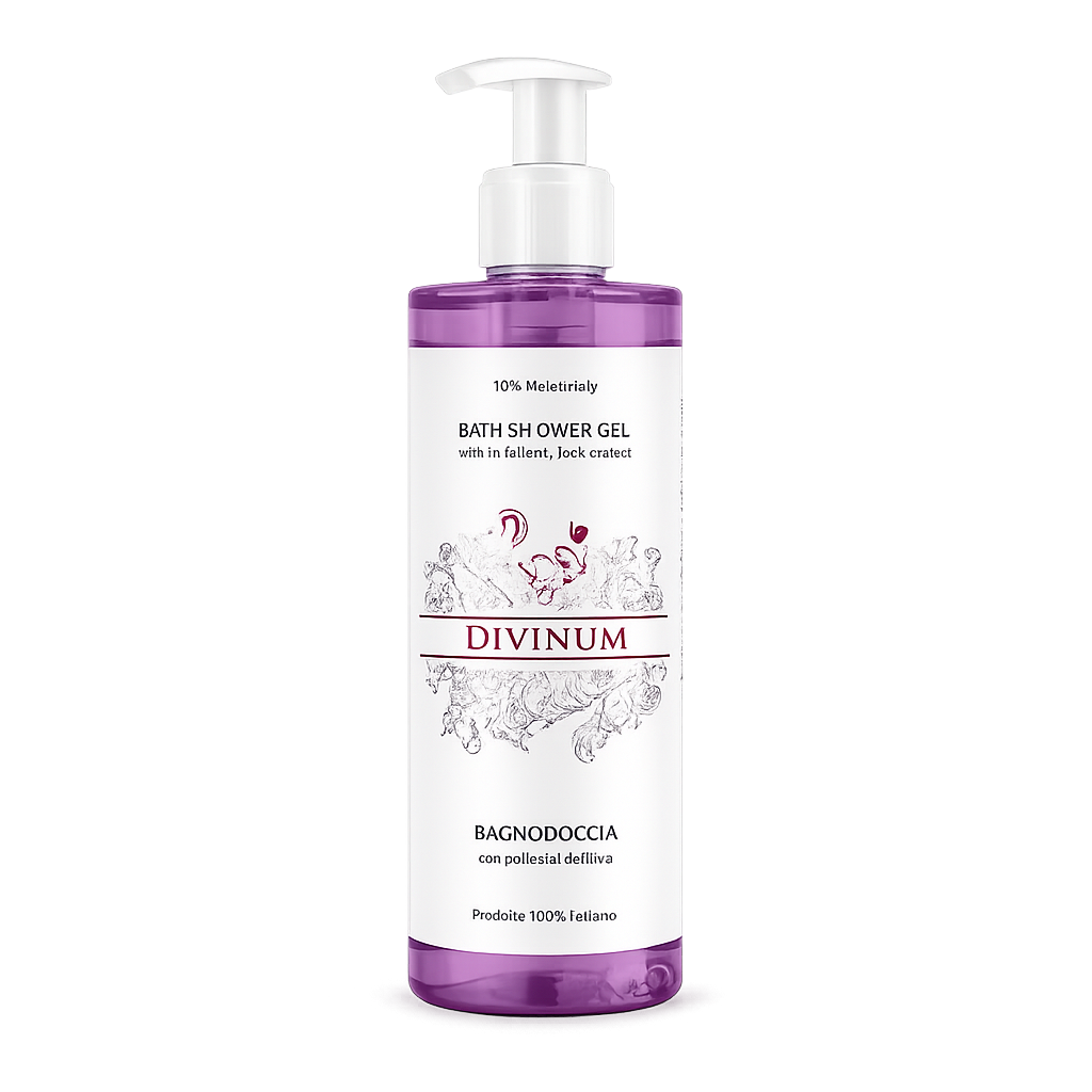 Dispenser ricaricabile Gel Doccia, 300 ml - Divinum