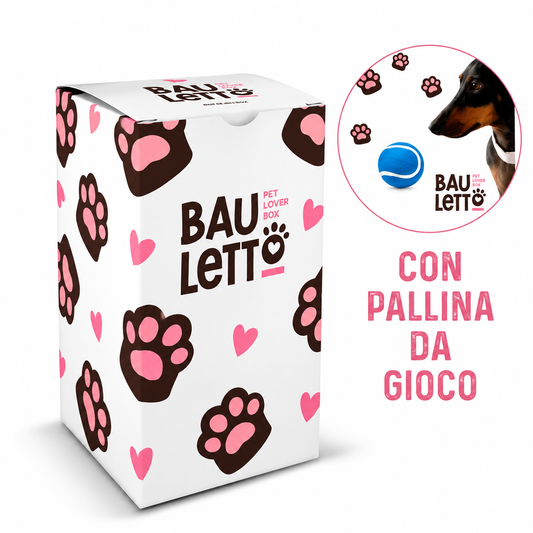 Kit Cortesia Pet Friendly con Pallina Gioco per Cani