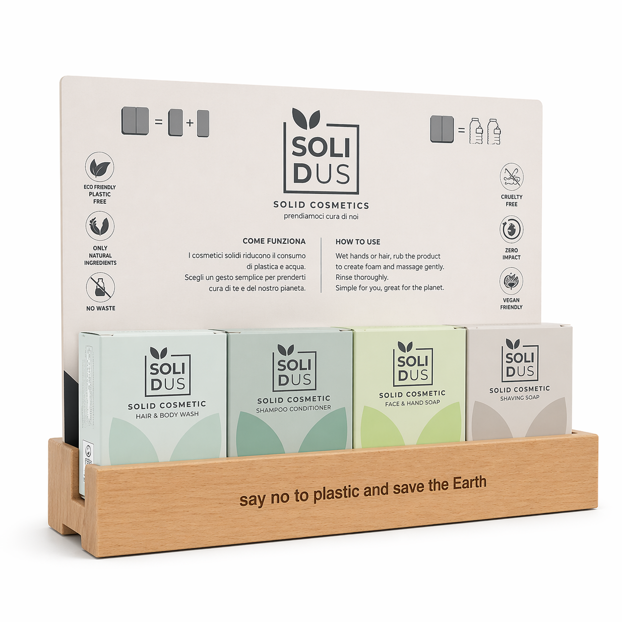 Bagnodoccia Solido - Linea Solidus - Plastic Free