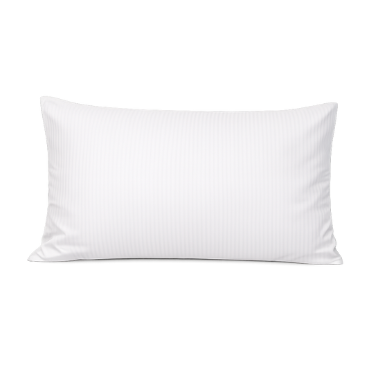 Federa Raso Riga Satin 3cm-  100% Cotone con Patella - 50x80 cm
