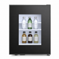 Minibar 28L Termoelettrico Porta Vetro Nero con Luce LED