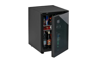 Minibar à compresseur Ecosmart K40 avec porte en verre foncé - Indel B