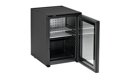 Minibar à compresseur Ecosmart K40 avec porte en verre foncé - Indel B