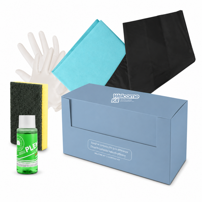 Kit Benvenuto Pulizia Completo per B&B, Case Vacanza e Camping