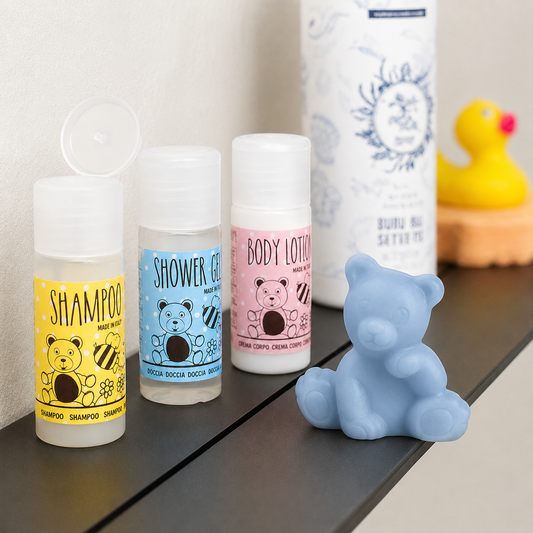Saponetta Orsetto Bimbi 26 g – Delicata con Riso e Malva