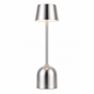 Lampada da tavolo wireless LED con regolazione touch colore silver