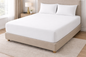 Lenzuolo Sotto 2 piazze con Angoli Linea Essential 100% Cotone Bianco – 170x200+25 cm