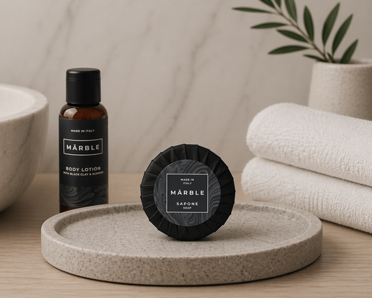 Sapone 15 g plissettato Marble