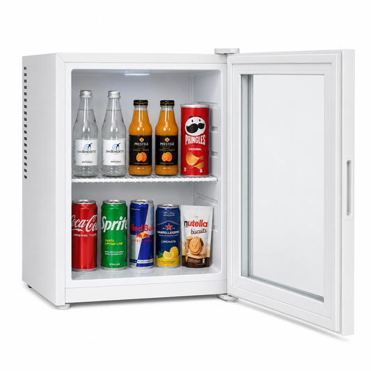 Minibar 40L  Porta Vetro Bianco - Silenzioso