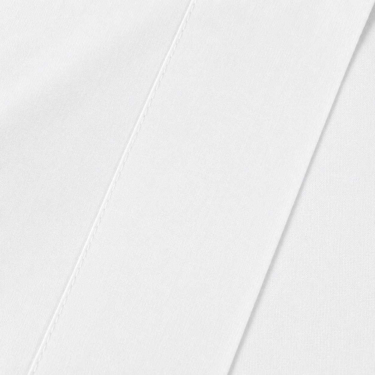 Drap Plat Lit Double - Collection 3★ 100% Coton Blanc - 240x295 + 5 cm