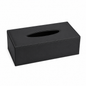 Portaveline Rettangolare in Ecopelle Nero Hotel Collection