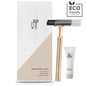 Kit rasage avec manche en paille de blé - Écologique