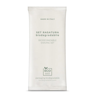 Kit Rasage Bio Écologique – Huile d'Olive - Pochette en papier de pierre