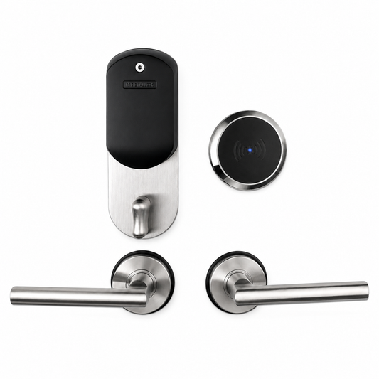Serratura Smart RFID per Camere Hotel in Metallo Satinato